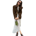 Damen Wildlederjacke klassisch