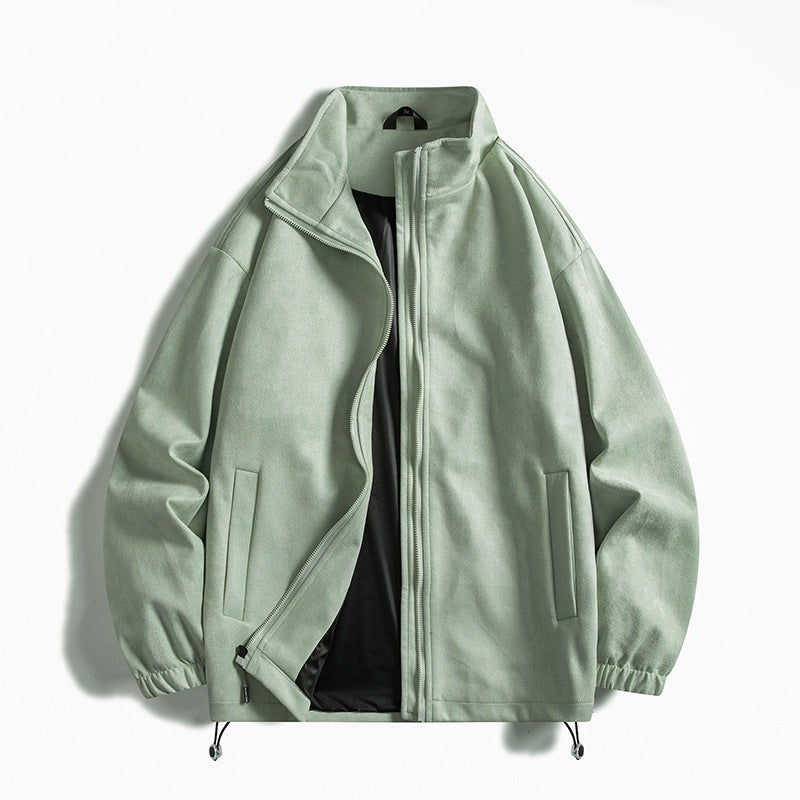 Herren Fleecejacke mit elastischen Bündchen und praktischen Taschen R&B