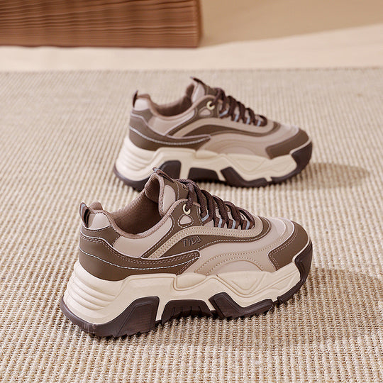Damen Sportliche Chunky Sneakers mit dämpfender Sohle und atmungsaktivem Obermaterial R&B