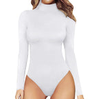 Damen Langärmliger Rollkragenbody R&B