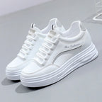 Damen modische Plattform Sneakers mit dämpfendem Sohlenprofil und atmungsaktiver Obermaterialstruktur R&B