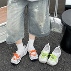 Damen Sportliche Sneakers mit atmungsaktivem Mesh-Obermaterial und rutschfester Sohle R&B
