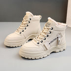 Damen Winterliche High-Top Stiefel mit weichem Innenfutter und rutschfester Sohle R&B