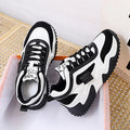 Damen Sportliche Chunky Sneakers mit rutschfester Profilsohle und herausragendem Dämpfung R&B