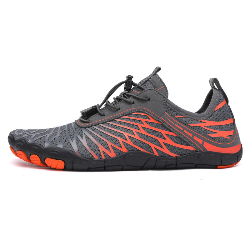 Unisex nan ultraleichter Barfuß-Wasserschuh mit rutschfester Laufsohle und Kordelzugverschluss R&B