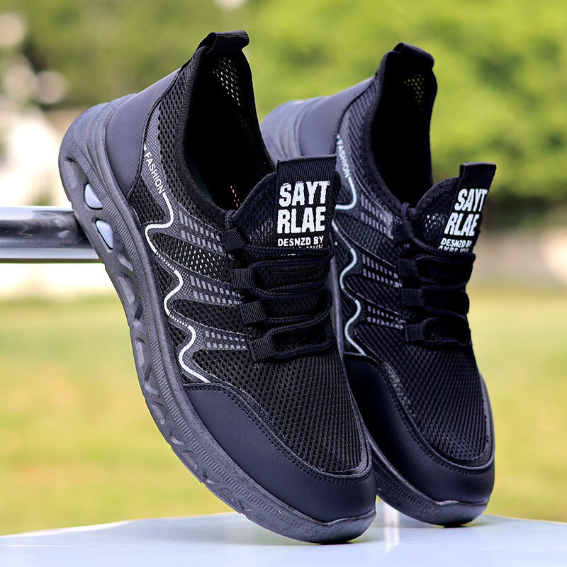Damen Leichte und atmungsaktive Sportsneaker mit elastischem Design R&B