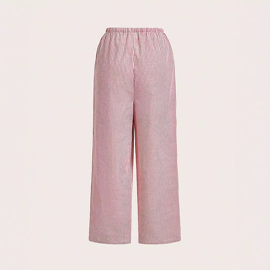 Damen lässige Freizeithose mit Gürtel R&B