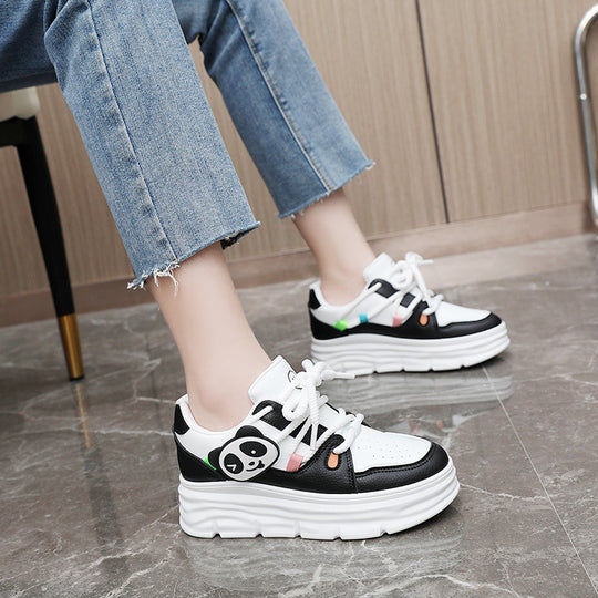 Damen trendige Plateausneaker mit lebhaften Details und komfortabler Dämpfung R&B