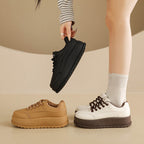 Damen Stilvolle und komfortable Sneakers mit dicker Laufsohle R&B