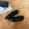 Damen Elegante Ballerinas mit modischem Riemchen und komfortablem Fußbett R&B