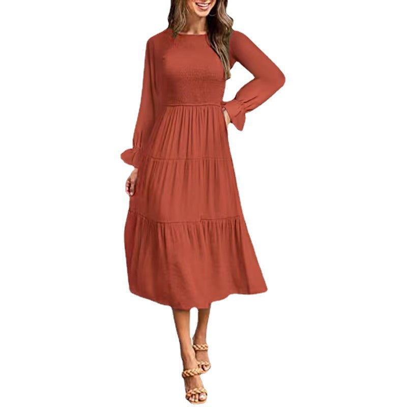 Maxikleid mit Rüschen elegant
