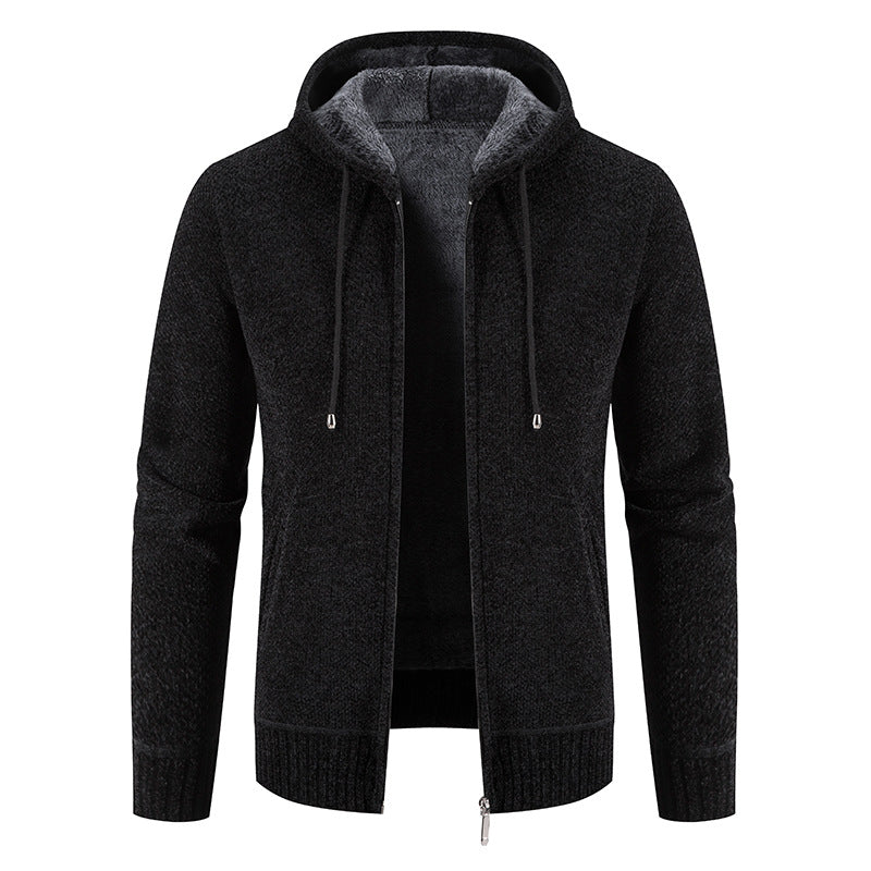 Herren Kapuzenjacke mit weichem Innenfutter und innovativem Design R&B
