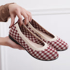 Damen Modische Ballerinas mit atmungsaktivem Strickoberteil R&B
