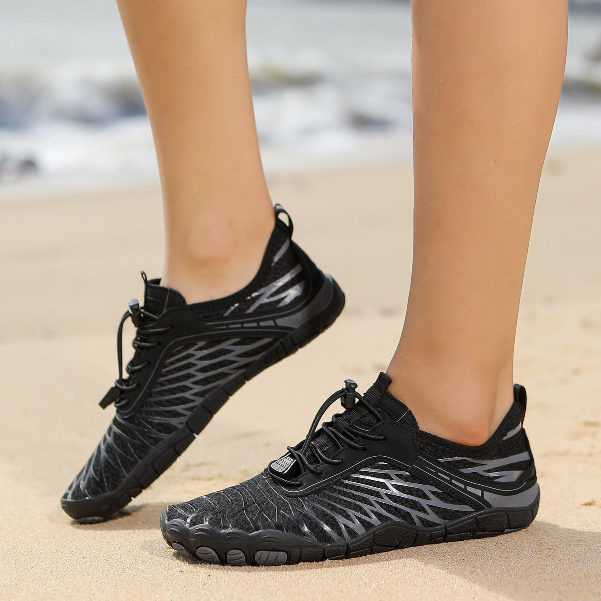 Damen flexible Sport-Sneaker mit innovative Schnürtechnologie und atmungsaktiven Eigenschaften