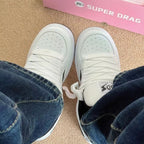 Damen Sportliche Sneaker mit atmungsaktiven Mesh-Einsätzen und griffiger Sohle