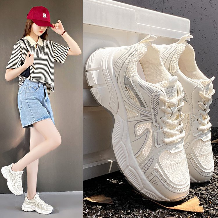 Damen Sport Sneakers mit atmungsaktivem Obermaterial und dämpfender Sohle R&B