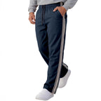 Herren nan Retro-Trackhose mit schmal zulaufendem Bein elastischem Bund Tunnelzug und seitlichen Streifen R&B