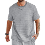 Herren lässiges T-Shirt mit strukturiertem Design