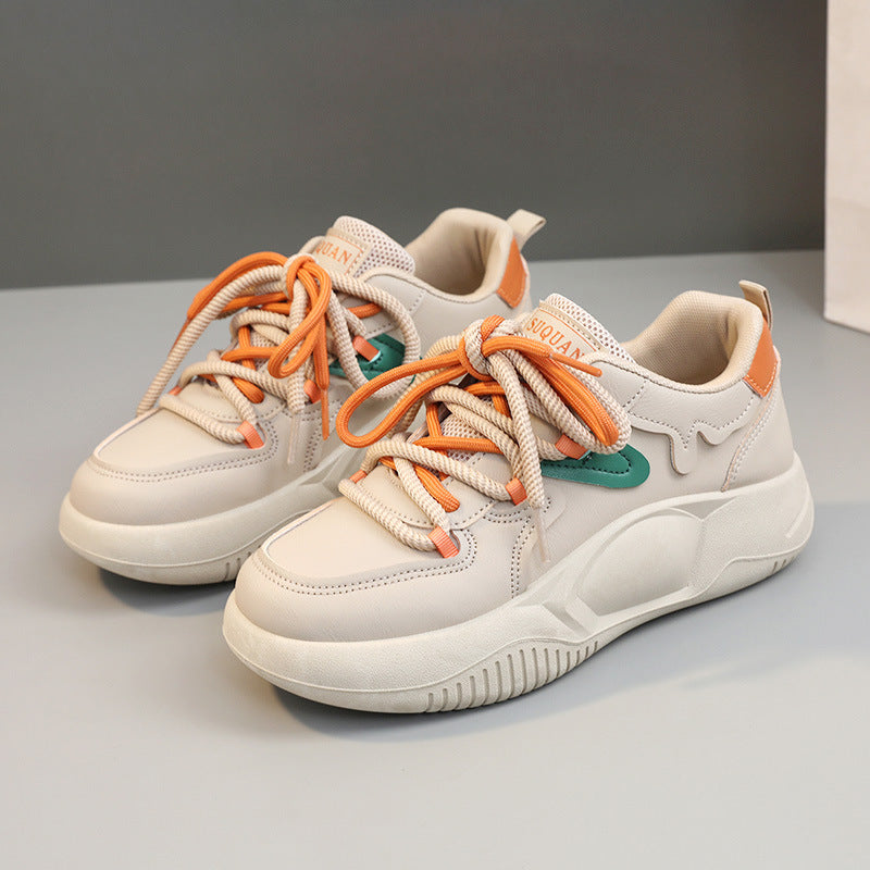 Damen modische Sport Sneakers mit praktischen Schnürsenkeln und dämpfender Laufsohle R&B