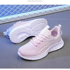 Damen Hochleistungs-Sneaker mit atmungsaktiver Strickoberfläche und dämpfender Sohle R&B