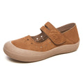 Damen Komfortable Clogs mit floralem Design und praktischen Klettverschluss R&B