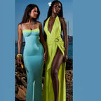 Damen Langarm Nachtkleid mit eleganter Spitzenverzierung R&B