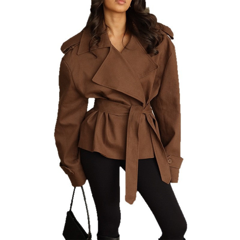 Damen trendige lässige Überwurfjacke R&B