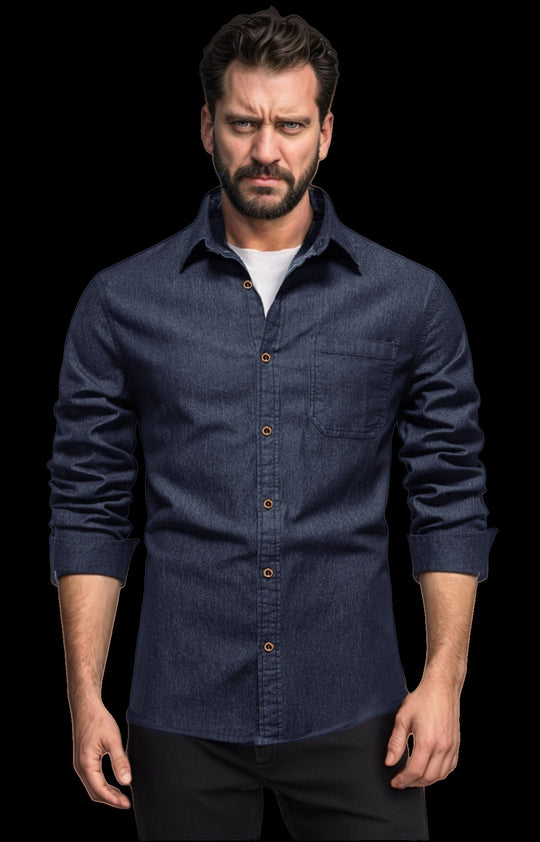 Herren Denim Hemd R&B