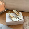 Damen Elegante Riemensandalen mit raffiniertem Verstellriemen und bequemem Fußbett R&B