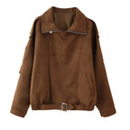 Damen Oversized Trendjacke R&B