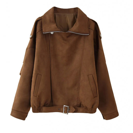 Damen Oversized Trendjacke R&B