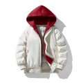 Damen wattierte Übergangsjacke mit abnehmbarem Kapuzensystem und stylischem Innenfutter