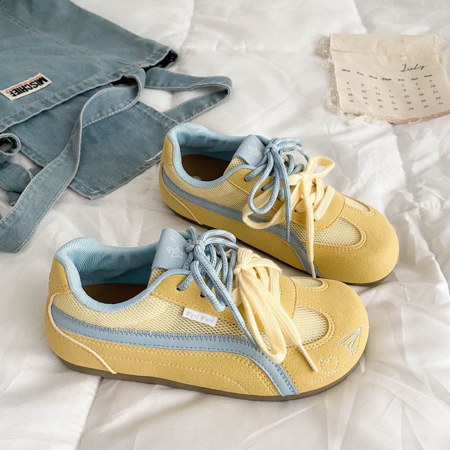 Damen Sportliche Textilsneaker mit innovativer Mesh-Oberfläche R&B