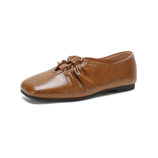 Damen Freizeitliche Slipper mit modischer Faltenoptik R&B