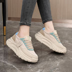 Damen modische Chunky Sneakers mit dämpfendem Sohlenprofil R&B