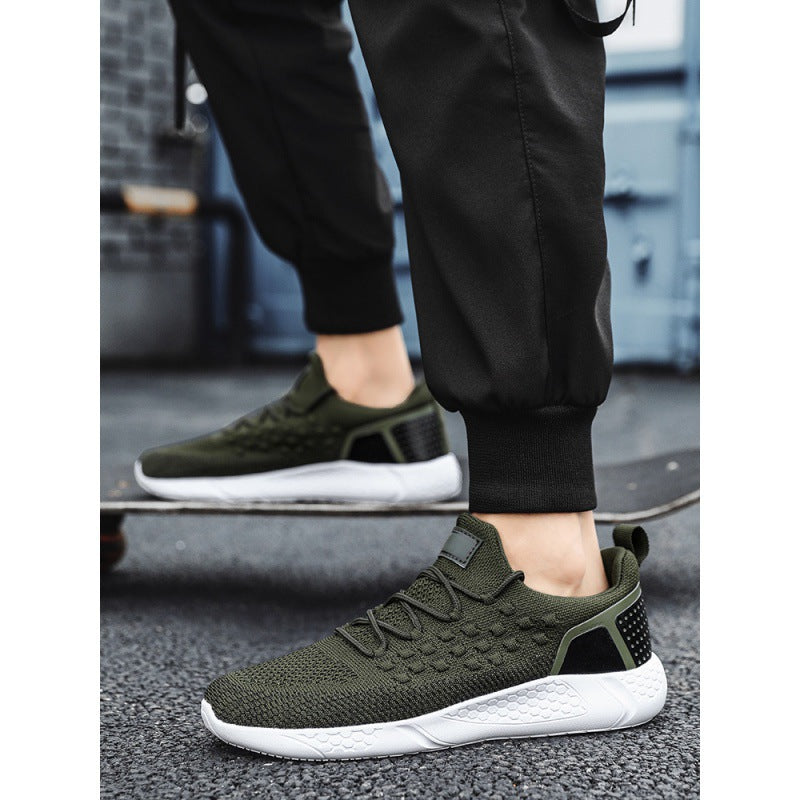 Damen Sportliche Leichtathletik Sneaker mit atmungsaktiver Struktur und dämpfender Sohle R&B