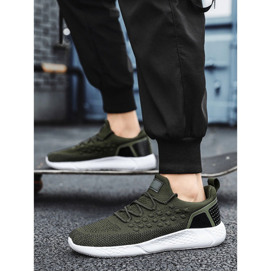 Damen Sportliche Leichtathletik Sneaker mit atmungsaktiver Struktur und dämpfender Sohle R&B