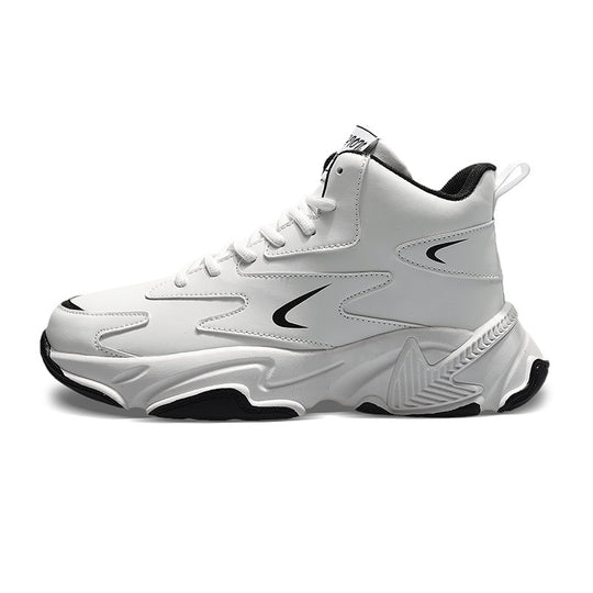 Damen Modische High-Top Sneakers mit atmungsaktivem Obermaterial und rutschfester Sohle R&B
