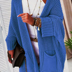 Damen Grober Strick-Cardigan R&B