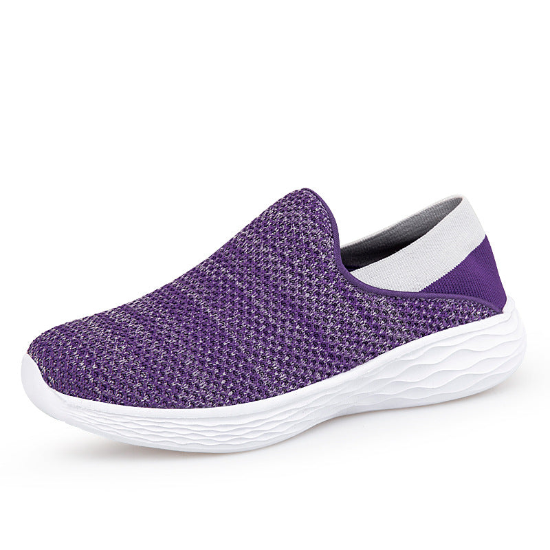 Unisex nan Einstiegs-Komfortschuh mit nahtlosem Strickschaft und dämpfender Leichtschaumsohle R&B