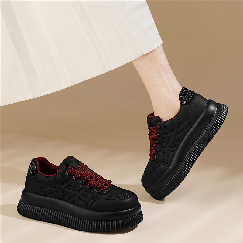 Damen modische Plateau-Sneaker mit innovativem Dämpfungssystem R&B