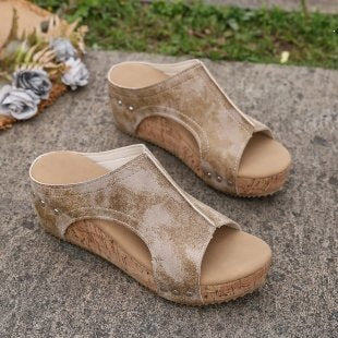 Damen Elegante und bequeme Wedge-Sandalen R&B