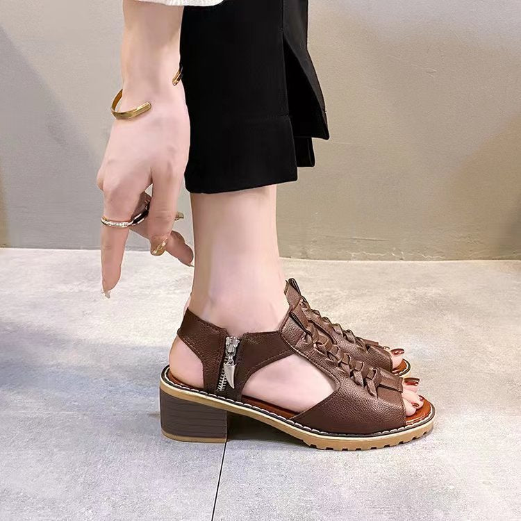Damen Stylish Offene Sandalen