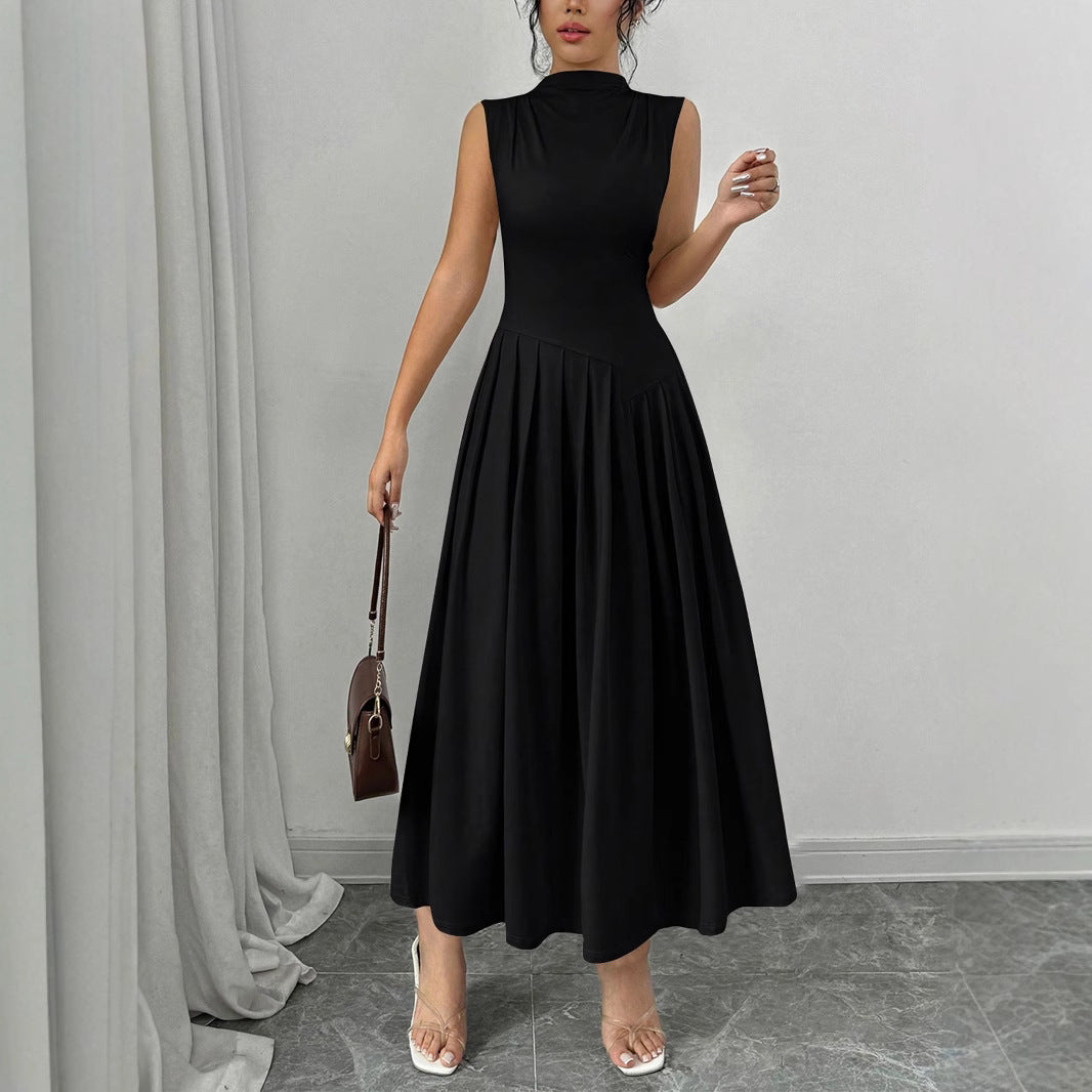 Damen Elegantes Maxikleid mit Plissee-Details R&B