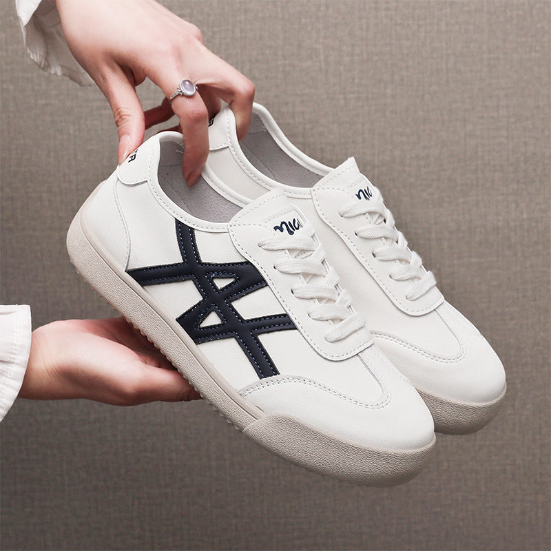 Damen Sportliche Sneakers mit modischem Einsatz und rutschfester Sohle R&B