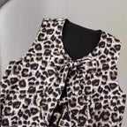 Damen Weite Leoprint-Hosen R&B