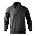 Herren Pullover mit strukturierter Optik und hohem Kragen R&B