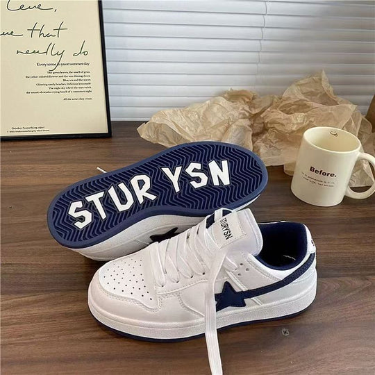 Damen Sportliche Sneakers mit atmungsaktiver Mesh-Oberfläche und griffiger Gummisohle R&B