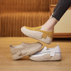 Damen Komfortable Slip-On Schuhe mit luftiger Mesh-Oberfläche und flexibel Dämpfung
