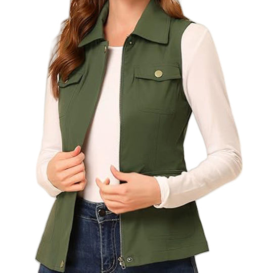 Damen Outdoor-Weste mit praktischen Taschen R&B